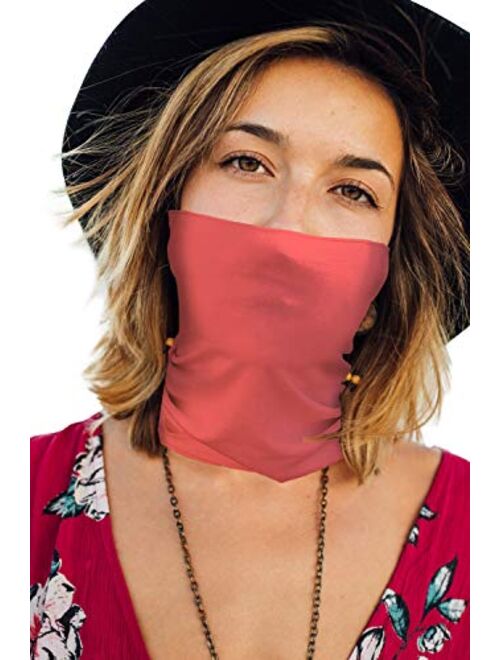 Face Mask Bandana Neck Gaiter Made in USA for Dust Outdoors Festival Activities