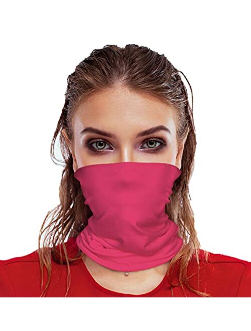 Face Mask Bandana Neck Gaiter Made in USA for Dust Outdoors Festival Activities