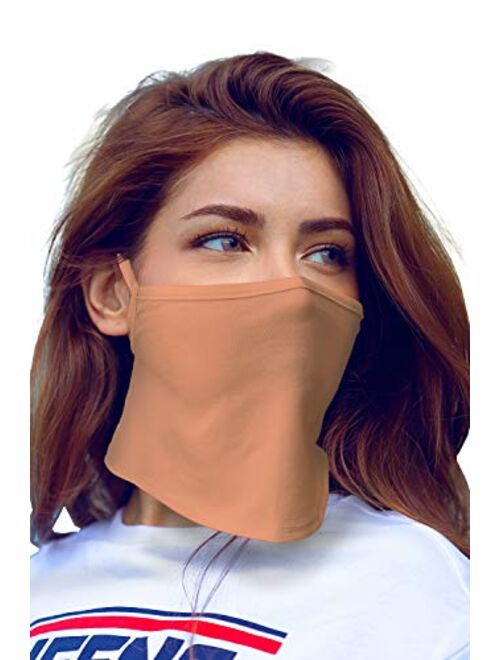 Face Mask Bandana Neck Gaiter Made in USA for Dust Outdoors Festival Activities