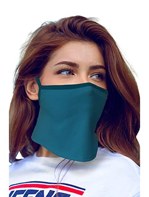 Face Mask Bandana Neck Gaiter Made in USA for Dust Outdoors Festival Activities