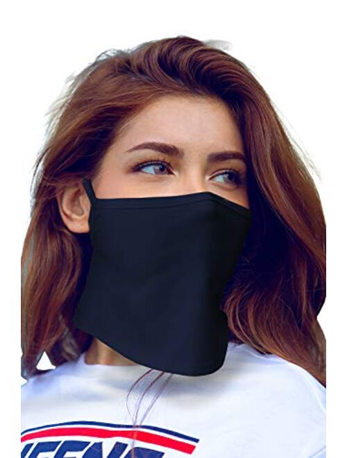 Face Mask Bandana Neck Gaiter Made in USA for Dust Outdoors Festival Activities