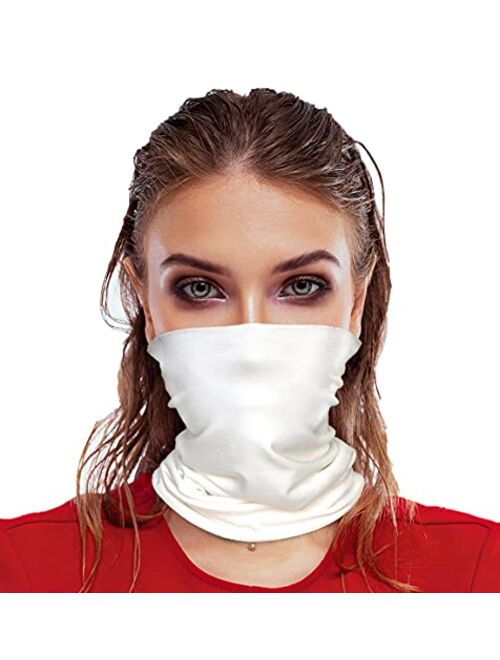 Face Mask Bandana Neck Gaiter Made in USA for Dust Outdoors Festival Activities