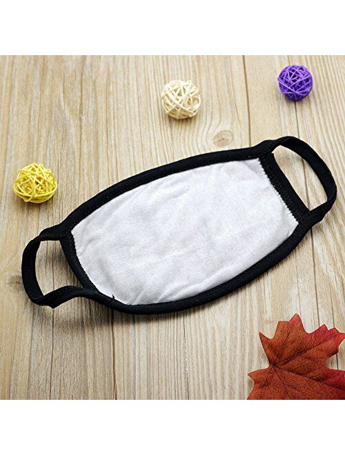 GOOTRADES Set of 4 Teeth Pattern Unisex Cotton Blend Anti Dust Face Mouth Mask