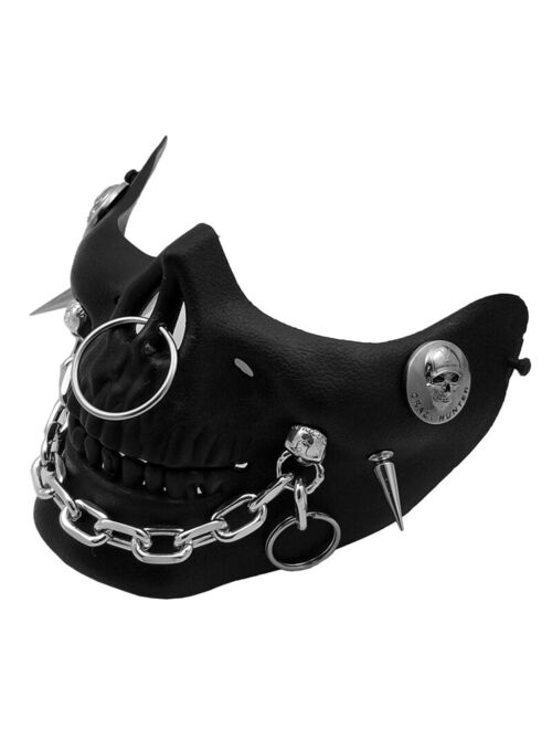 Buy Skull Chain Costume Mask Cosplay Half Face Mask Party Dess online ...