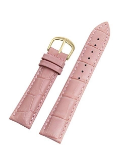 Croco Leather Watch Bands,EACHE Classical Leather Watch Straps Waterproof 12mm 14mm 16mm 18mm 19mm 20mm 21mm 22mm 24mm