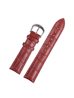 Croco Leather Watch Bands,EACHE Classical Leather Watch Straps Waterproof 12mm 14mm 16mm 18mm 19mm 20mm 21mm 22mm 24mm