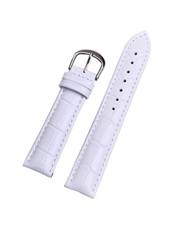 Croco Leather Watch Bands,EACHE Classical Leather Watch Straps Waterproof 12mm 14mm 16mm 18mm 19mm 20mm 21mm 22mm 24mm