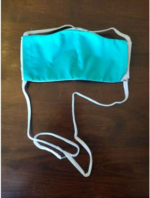 Girls Mermaid Cloth Washable Face Mask with pocket Adjustable Strap NEW