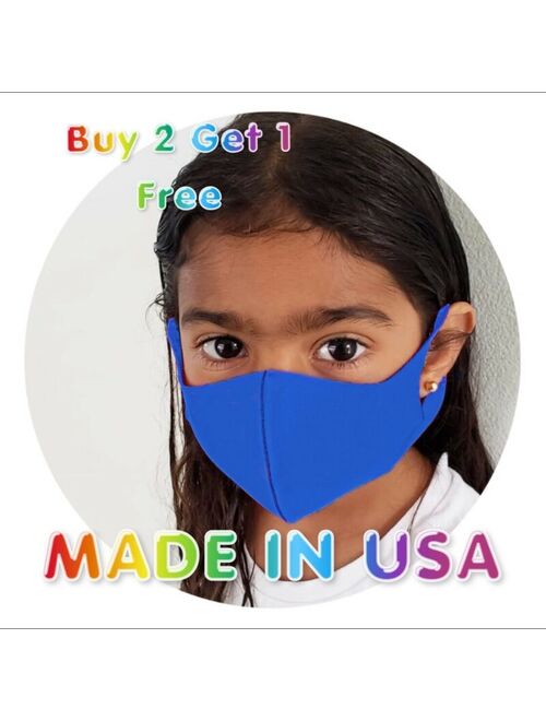 Kids Face mask, washable and reusable, water droplets protection,made in USA