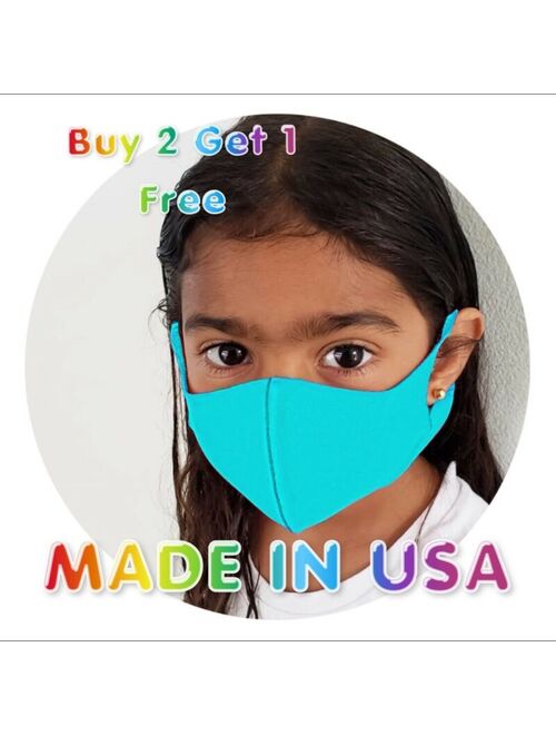 Kids Face mask, washable and reusable, water droplets protection,made in USA