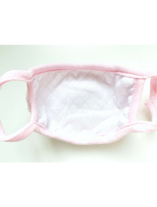 Kids Cute Girls Pink Bow Bunny Rabbit Soft Face Mouth Mask Comfortable