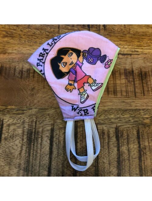 Dora Kids Girls Face Masks Beautifully Done 100% Cotton