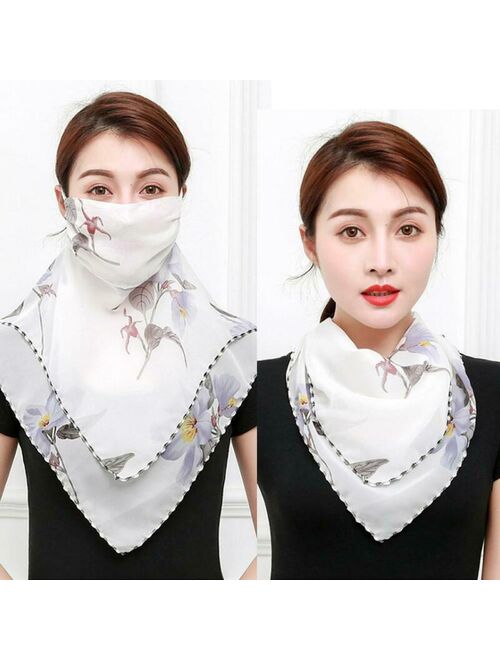 Women Face Mask Scarf Outdoor Riding Sun Protection Mouth Mask Handkerchief Best