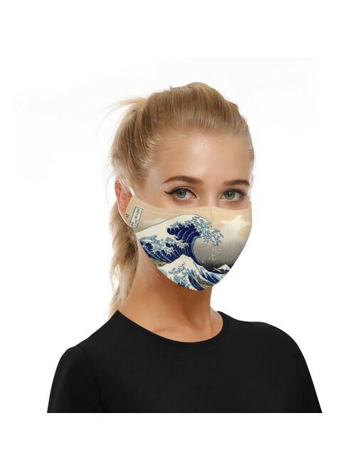 Washable Women Men Facemask Half Face Mouth Mark HipHop Cospaly Filter Mask