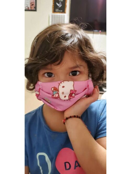 Face mask/ Fabric Mask/ childrens Mask/ Girls mask/ Boys mask/2 to 6 years old.