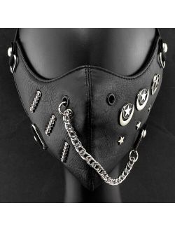 New Gothic Steampunk Steam Rock Women stylish fahison Black MASK