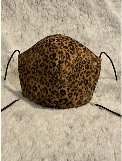 Women Sexy Leopard Mask Reversible Cotton Great For Gift Fast Shipping