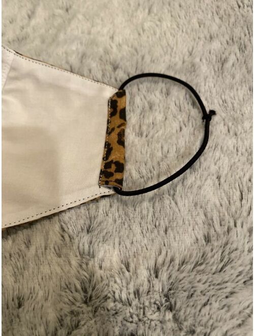 Women Sexy Leopard Mask Reversible Cotton Great For Gift Fast Shipping