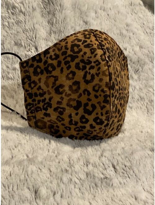 Women Sexy Leopard Mask Reversible Cotton Great For Gift Fast Shipping