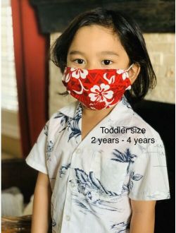 Kids BOYS GIRLS Face Mask Hand Made Cotton Reusable Mouth Cover Layer Children