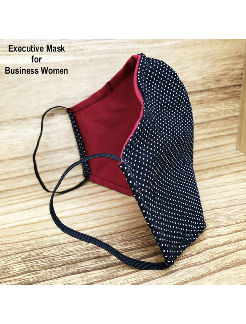 Womens Business Corporate Cloth Fabric Face Mask 100% Cotton CDC Design