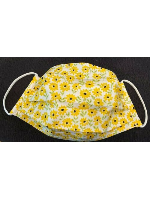 Women's Soft Cotton,Happy Sunflower Face Mask