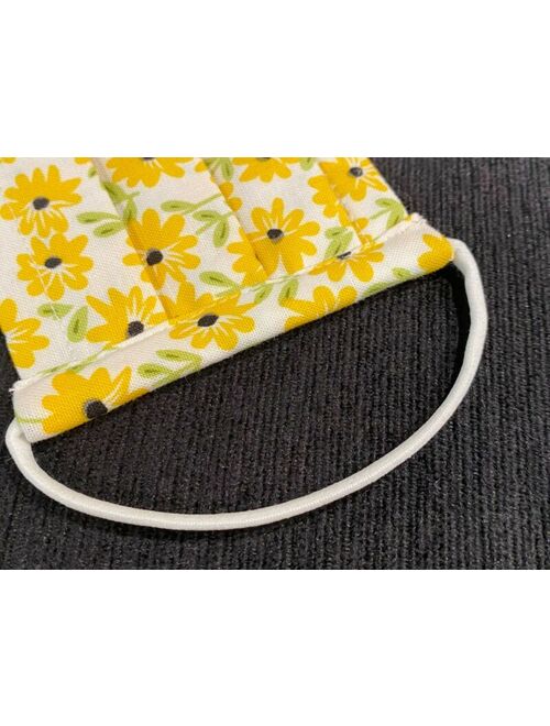 Women's Soft Cotton,Happy Sunflower Face Mask