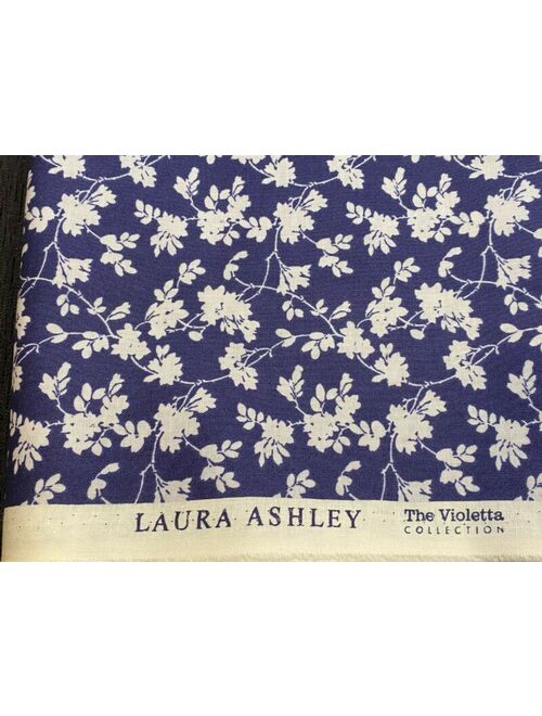 Women's Blue Floral Face Mask . Soft Cotton. Handmade. Laura Ashley Print