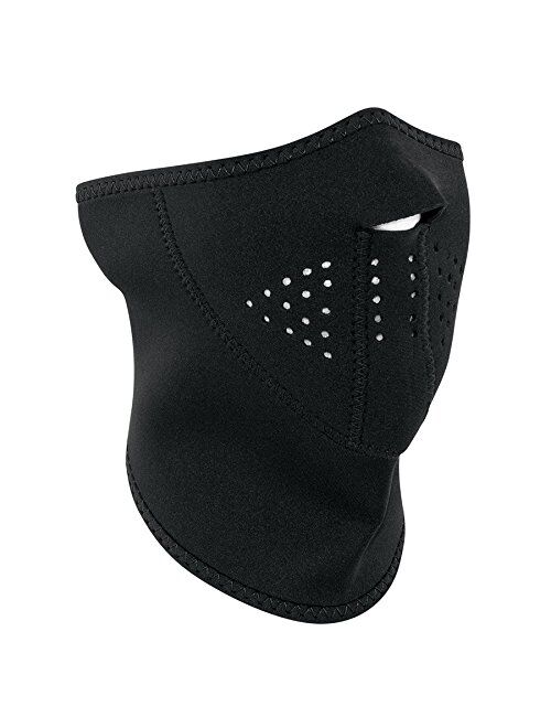 Zanheadgear 3-Panel Neoprene Half Face Mask, Black