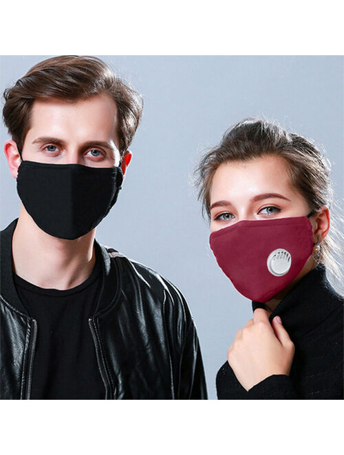 5-Layer PM2.5 Washable Reusable Activated Carbon Smog Mouth Cover Safe Striking