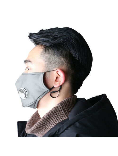 5-Layer PM2.5 Washable Reusable Activated Carbon Smog Mouth Cover Safe Striking