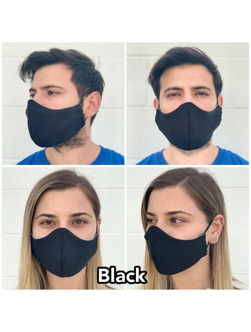 Double Layer Face Mask, Breathable Fabric, Reusable, Washable-Unisex-Made in USA