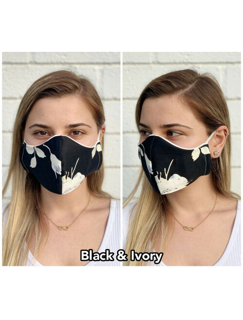 Double Layer Face Mask, Breathable Fabric, Reusable, Washable-Unisex-Made in USA