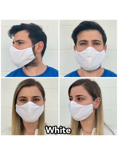 Double Layer Face Mask, Breathable Fabric, Reusable, Washable-Unisex-Made in USA