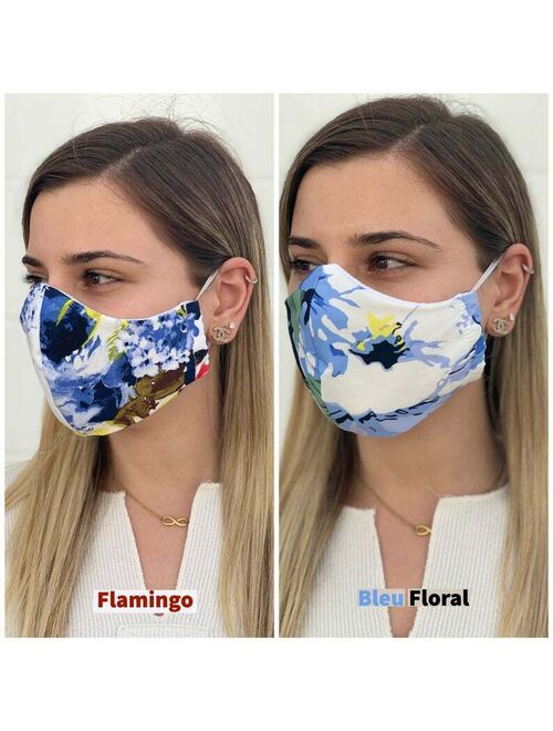 Double Layer Face Mask, Breathable Fabric, Reusable, Washable-Unisex-Made in USA