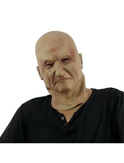 Realistic Latex Old Man Mask Halloween Fancy Scary Disguise Masquerade Cosplay