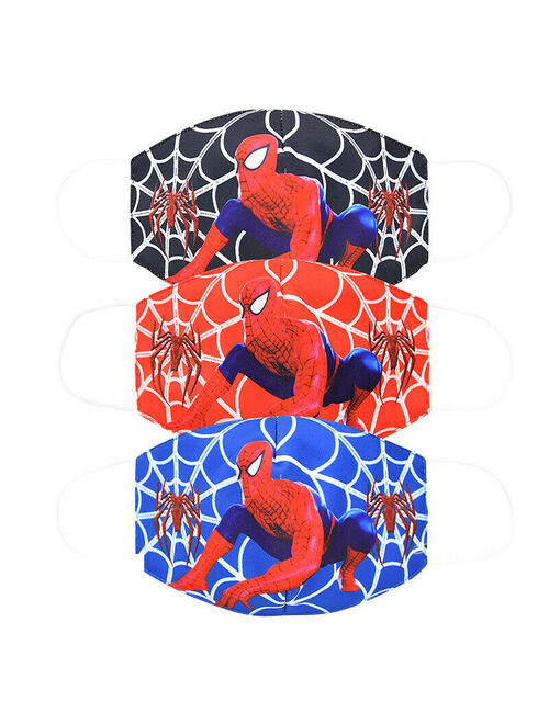 Adult Kids Marvel Spiderman Face Mask Boys Children Washable Mouth Cover Protect