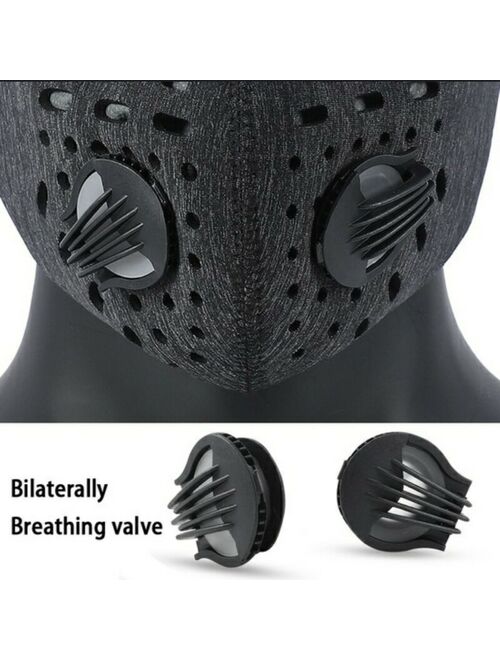 Face Mask With Filter Activated Carbon Men