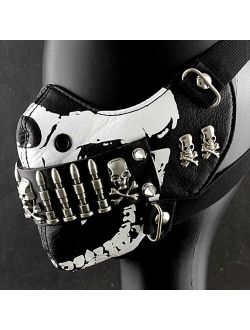 Bullet Mask Mens Punk Rock Biker Custome Hip Hop Motorcycle cosplay