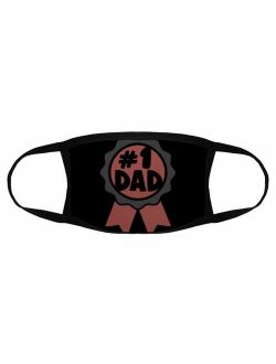 Men Number 1 Dad Face Mask