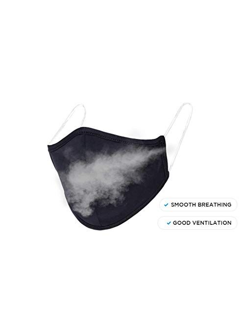 Guria Fashion Protective Cloth Face Mask, Washable Reusable Spandex Fabric - Unisex, 9 Colors Available