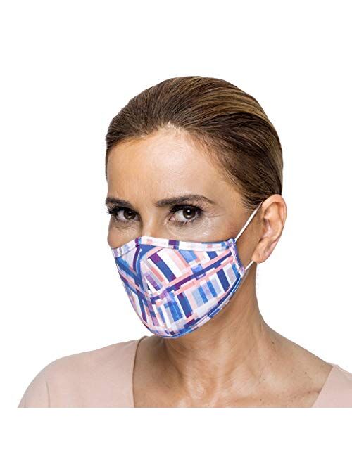 Guria Fashion Protective Cloth Face Mask, Washable Reusable Spandex Fabric - Unisex, 9 Colors Available