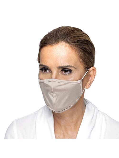 Guria Fashion Protective Cloth Face Mask, Washable Reusable Spandex Fabric - Unisex, 9 Colors Available