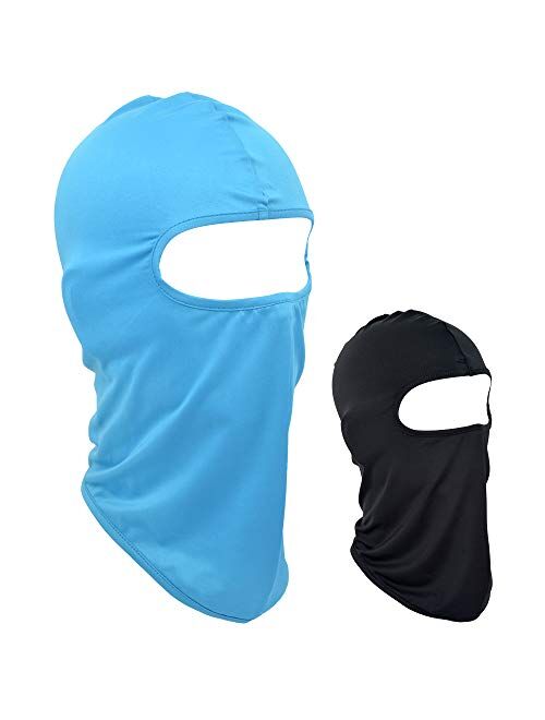 VIVOTE Lycra Balaclava Face Mask Motorcycle Cycling Outdoor Sports 2 Pack