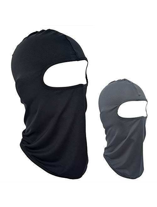 VIVOTE Lycra Balaclava Face Mask Motorcycle Cycling Outdoor Sports 2 Pack