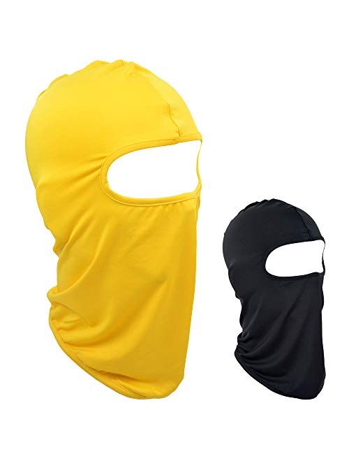 VIVOTE Lycra Balaclava Face Mask Motorcycle Cycling Outdoor Sports 2 Pack