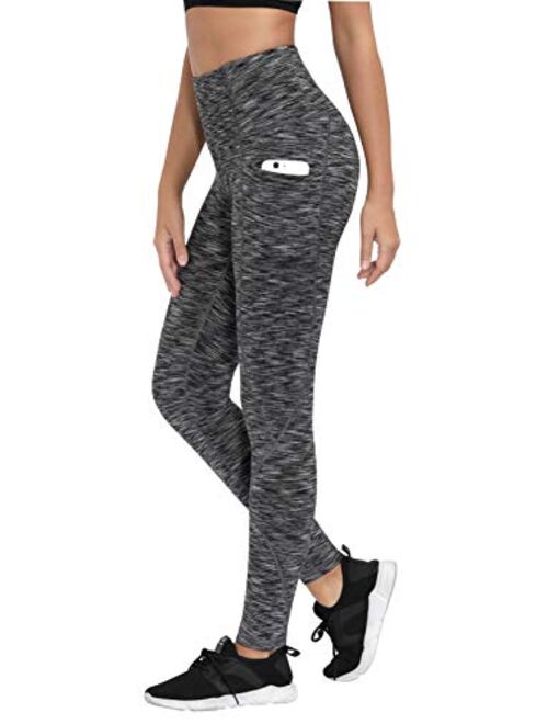 LifeSky Yoga Pants for Women, High Waisted Tummy Control Workout Leggings with Pockets, 4 Way Stretching