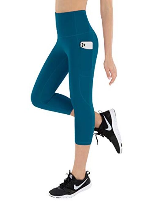 LifeSky Yoga Pants for Women, High Waisted Tummy Control Workout Leggings with Pockets, 4 Way Stretching