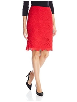 Women's Lace Pencil Skirt