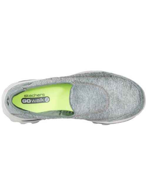 Skechers Performance Women's Go Walk 2 Slip-On Walking Shoe, Heather Grey, 8 M US